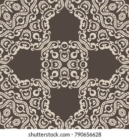 Indian seamless abstract pattern. Can be used for a pattern on textiles, on clothes, in the interior.