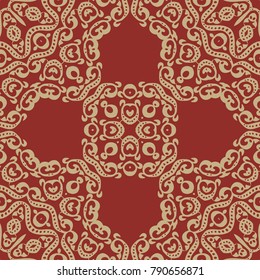 Indian seamless abstract pattern. Can be used for a pattern on textiles, on clothes, in the interior.