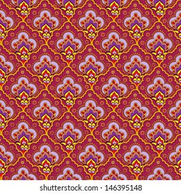 Indian seamless ethnic pattern.