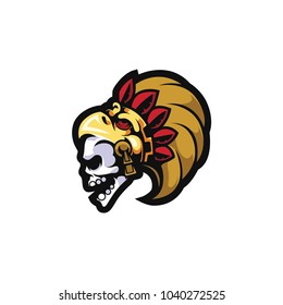 Indian Skull E Sport Logo
