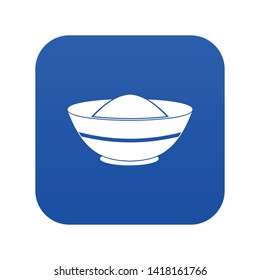 Indian spicy icon digital blue for any design isolated on white vector illustration