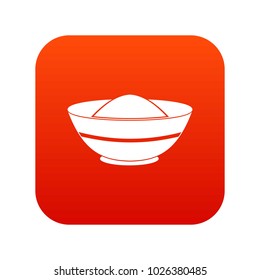 Indian spicy icon digital red for any design isolated on white vector illustration