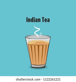 indian street masala tea vector