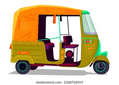 indian street transport tuktuk rickshaw
