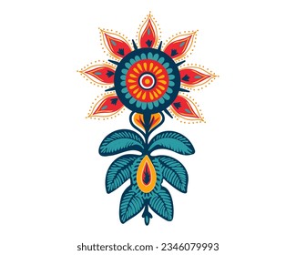 Indian style art element, vector illustration