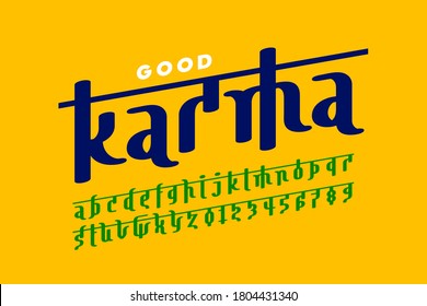 hinduism indian font