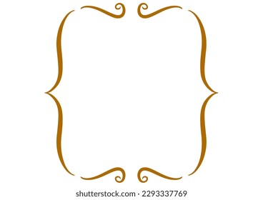 Indian style decorative frame. Vector data.