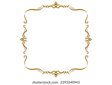 Indian style decorative frame. Vector data.
