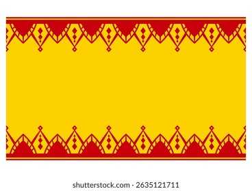Indian style decorative frame. Vector data.