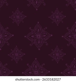 Indian style seamless pattern for fabric textile
