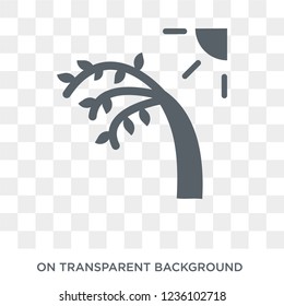 Indian summer icon. Indian summer design concept from Weather collection. Simple element vector illustration on transparent background.