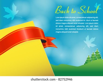 indian summer shopping poster - back to school season
