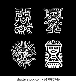 Indian tattoo design elements