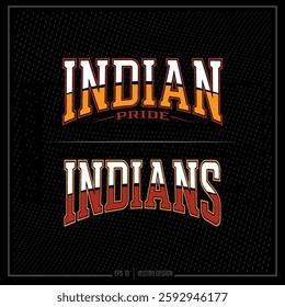 Indian, Team, Sports Mascot, Nation, Pride, School Pride