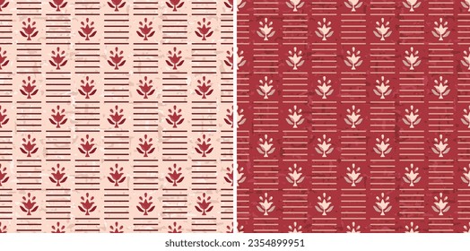 Indian traditional block print design Ajrakh Pattern, batik print Pattern, print Pattern, madhubani, kalamkari design illustration.