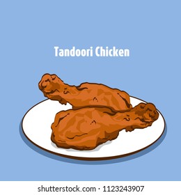 indian traditional food Tandoori Chicken