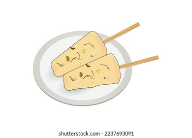 Diseño vectorial tradicional kulfi indio.