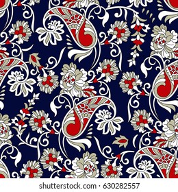 Indian Traditional  paisley pattern