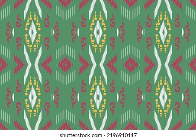 Indian tribal art ikat vector Navajo background art geometric colorful Ethnic Indian Aztec pattern floral tribal design simple modern traditional hand drawn border