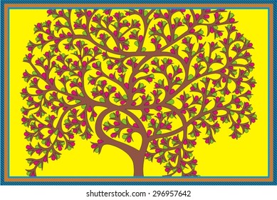 Indian tribal Painting. Gond Painting