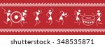 Indian tribal Painting. Warli Painting 