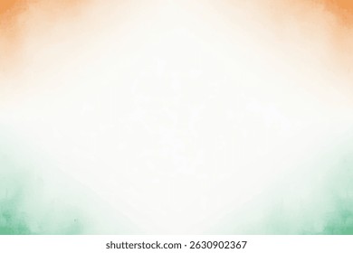 Indian tricolor flag orange and green Abstract background watercolor textured: independence day, republic day, A vibrant horizontal, saffron, white, symbolizes unity, and national pride day