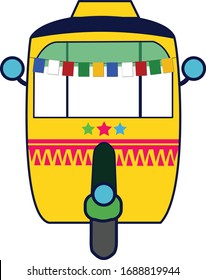 The Indian Tuk Tuk Or Autorickshaw