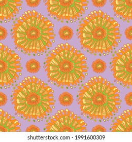Indian vector abstract background texture design, bright poster, banner yellow background, pink and blue stripes and shapes, olorful pattern. vector seamless background. Plant flower nature wallpaper