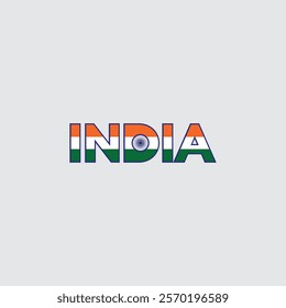 indian vector design with indian flag elements with Ashoka Chakra wheel
