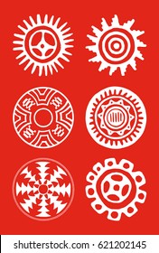 Indian vector tattoo design elements