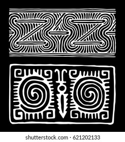 Indian vector tattoo ornament