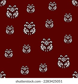 Indian Vector Traditional Seamless Repeat Pattern | Digital Print 
