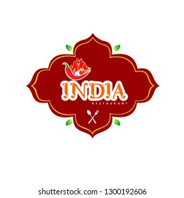 Indian Vegetarian Restaurant Logo Design Art 8
