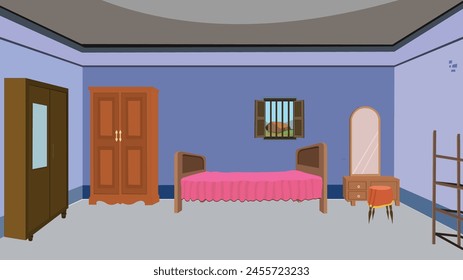 Indian Village house Indoor design,  home inside design, Indian village background, Indian house interior design, background for  cartoon 
