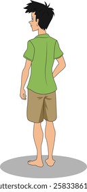 indian village men cartoon character design