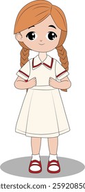 indian village woman cartoon character design