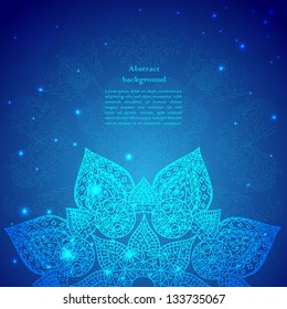 Indian Vintage Ornament. Vector illustration for your business presentation