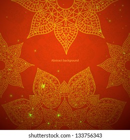 Indian Vintage Ornament. Vector illustration for your business presentation
