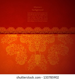 Indian Vintage Ornament. Vector illustration for your business presentation
