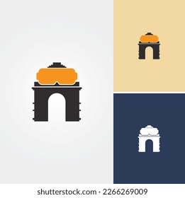 Indian VR Logo Design Vector