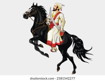 Indian warrior Shivaji Maharaja, great Maratha warrior, Chhatrapati Shivaji Maharaja