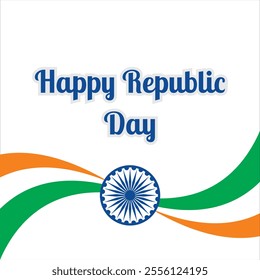 Indian wave background for republic day. Indian Republic Day 26th January