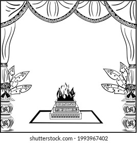 wedding mandap clipart