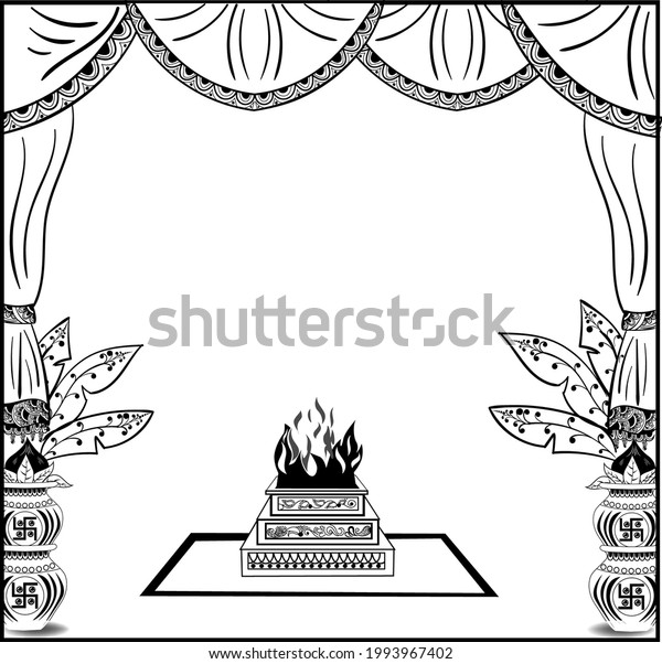 wedding mandap clipart