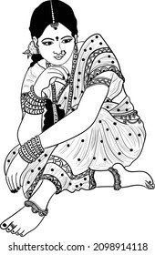 601 Indian family line art Images, Stock Photos & Vectors | Shutterstock