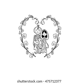 Asian Wedding Couple Stock Vectors Images Vector Art Shutterstock