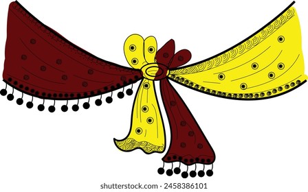 Indian Wedding Knot Art ,Vector Clip Art