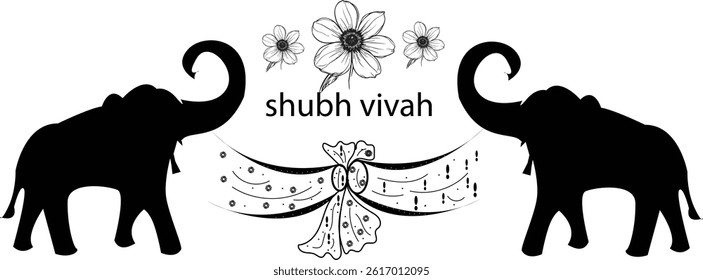 Indian Wedding Knot Vector And Icon Design
