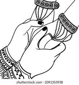 181 Hindu wedding knot Images, Stock Photos & Vectors | Shutterstock
