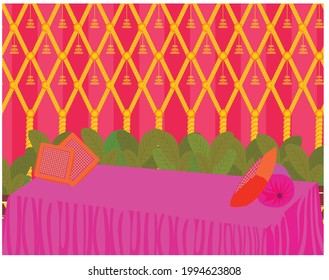 Indian Wedding,punjabi Wedding, Haldi Function Background